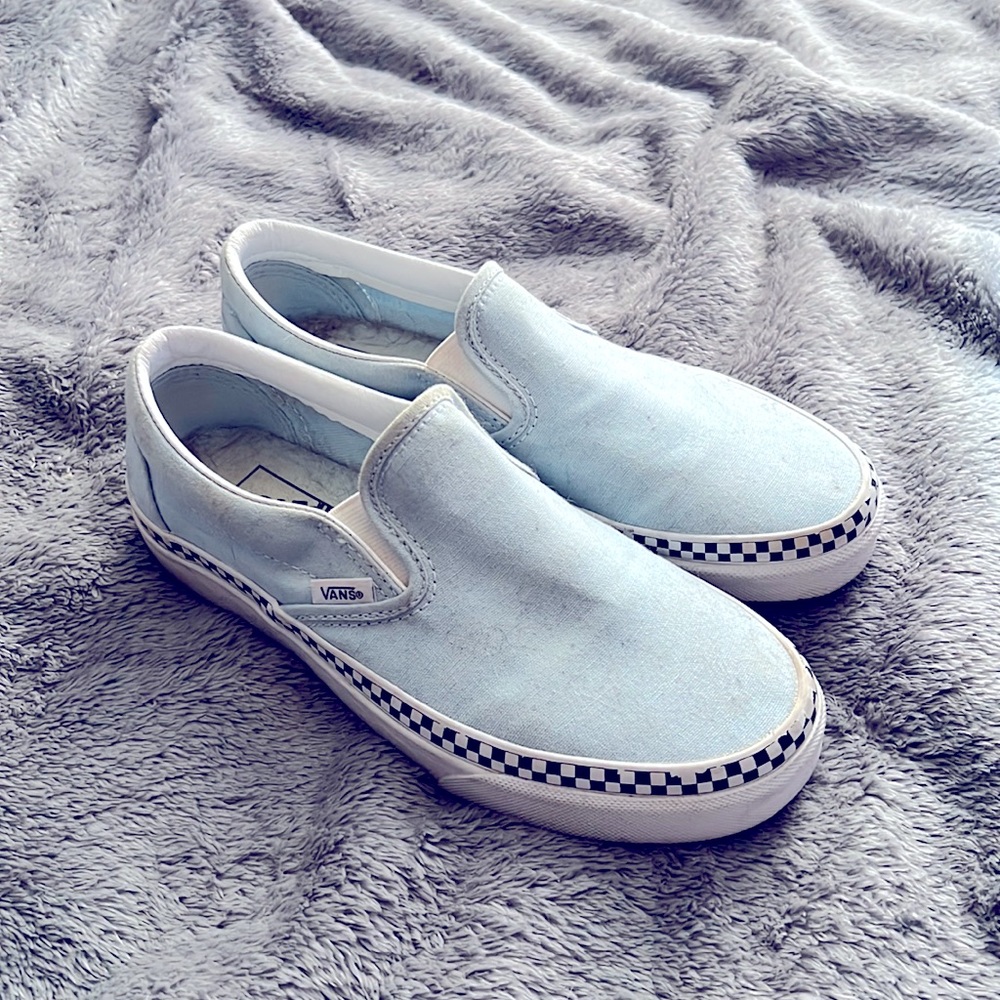 Baby blue vans